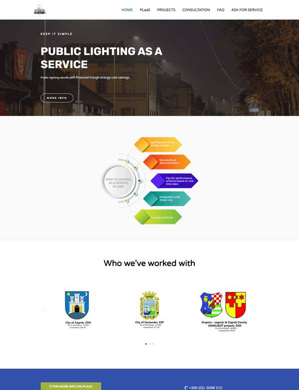 Public lighting as a service portfolio - Studio Zona Split